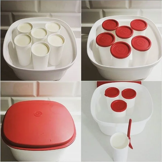 توبروير Yogurt Maker 6 Cups + 6 Spoons Enjoy Making Yogurt