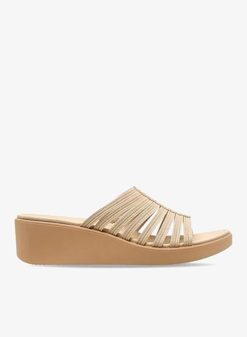 لو كونفورت Women Textured Flyknit Wedge Heel Sandals
