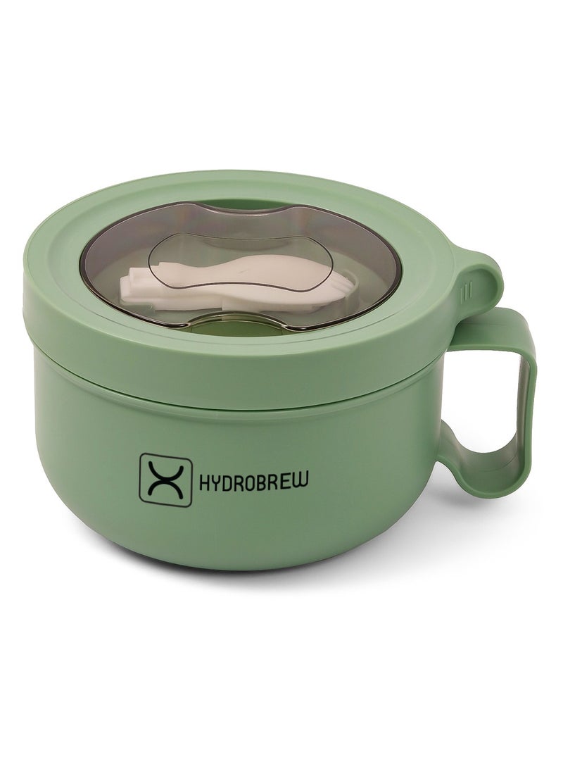 HYDROBREW صندوق غداء HYDROBREW مع ملعقة قابلة للطي - أخضر - Image 1