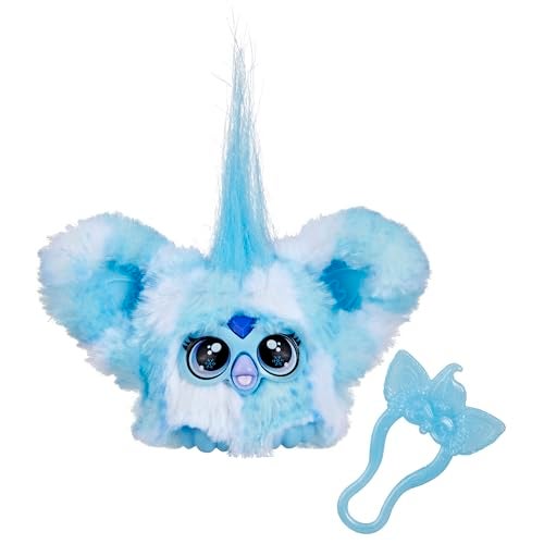 Furby Furblets SNO-Way Holiday Edition Mini Friend, 45+ Sounds, Holiday Music, Speaks Only Furbish, Electronic Plush Toys for Girls & Boys, Interactive Pets, Blue & White, 6+ - Image 1