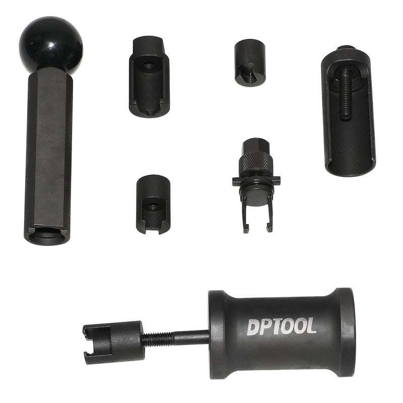 DPTOOL Fuel Injector Removal Puller Kit Injector Seal Install Tool Compatible with Volkswagen TDi 4 Cyl 8V 16V Diesel Replacement for Audi VW 1.2 1.4 1.6 1.8 2.0 2.7 3.0 3.2 3.6 V6 4.2 V8 FSI Petrol - Image 3