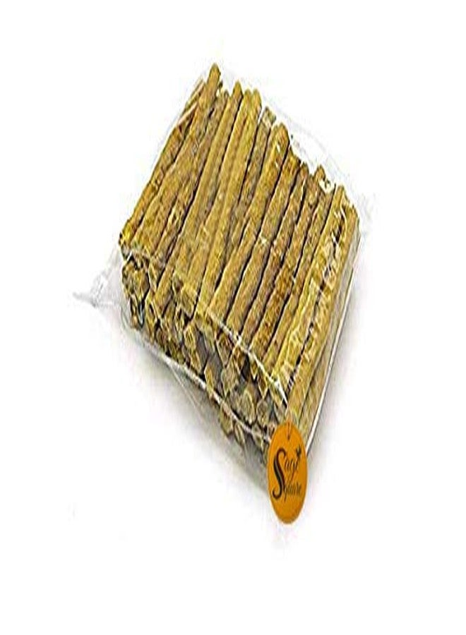 سايج سكوير سيج سكوير، مضغ الكلاب، مكافآت أسنان لذيذة بنكهة الدجاج، بارك ستيكس مونشيز (أعواد صفراء) (عبوة 500 غرام) - Image 2