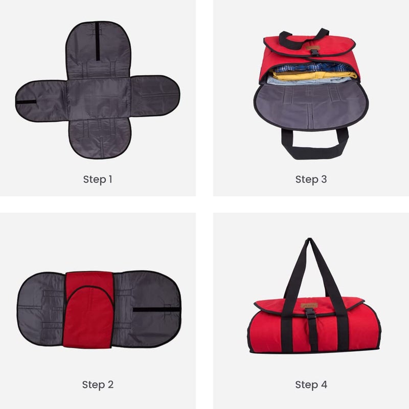 ECOSAC Polyester Istri Bag|Ironed Clothes Organizer|Ironed Clothes|Water-Repellent And Washable|Foldable|Ideal For Travelling,Storage And Wardrobe Organizer|Travel-Friend Bag|Multicolor - Image 2