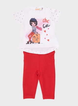 Infant Graphic Top + Trousers Set