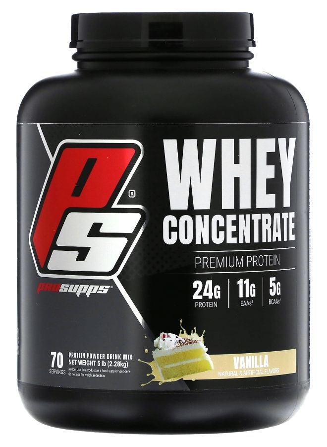 Whey Concentrate Vanilla 5 lb (2.28 kg)