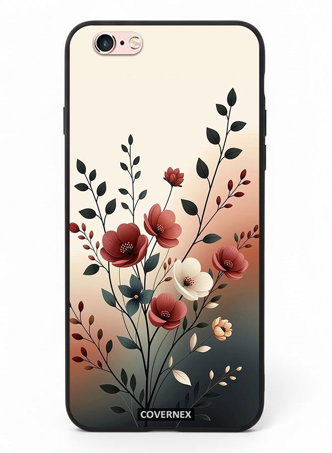 Covernex Apple iPhone 6 Protective Case Cover Printed Featuring Elegant Soft Pastel Florals - Image 2
