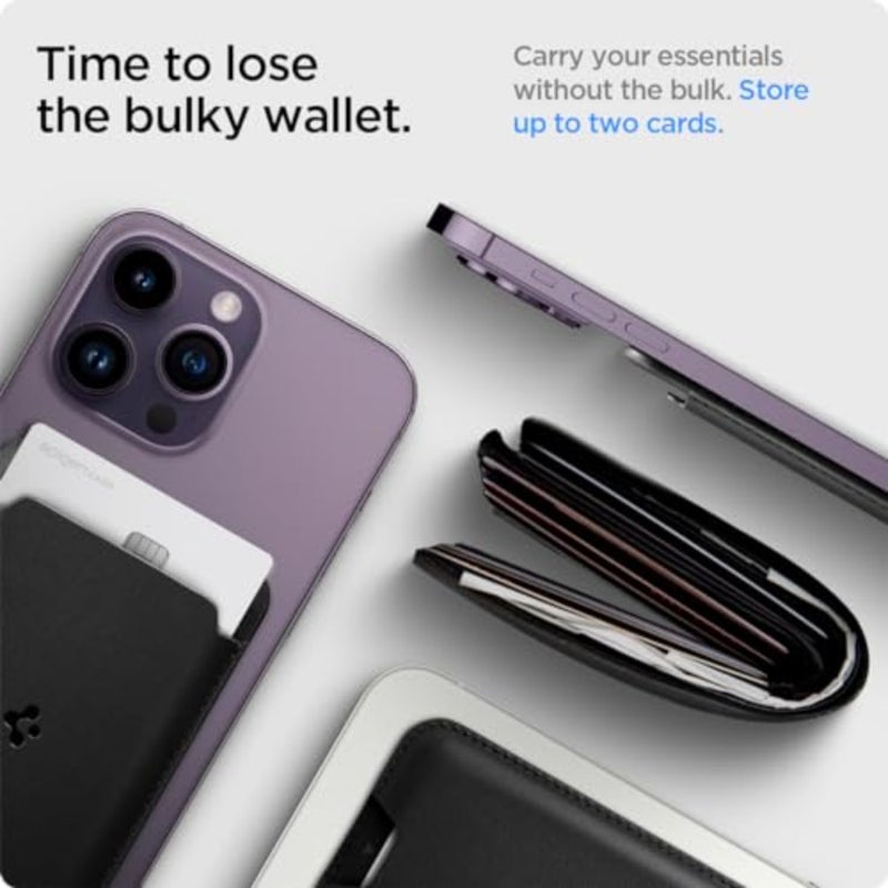 حامل البطاقة المغناطيسية Valentinus MagFit 2/3 بطاقات متوافقة مع iPhone 16/15/14/13/12 موديلات Magsafe Wallet - Image 5
