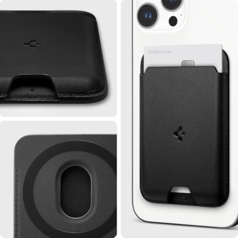 حامل البطاقة المغناطيسية Valentinus MagFit 2/3 بطاقات متوافقة مع iPhone 16/15/14/13/12 موديلات Magsafe Wallet - Image 3