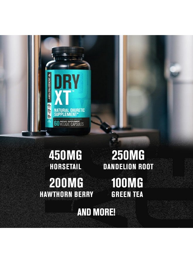 Jacked Factory Dry-XT Diuretic Water Pills - Natural Supplement | Reduces Water Retention & Bloating | Dandelion Root Extract, Potassium, 7 More Powerful Ingredients - 60 Veggie Capsules - Image 4