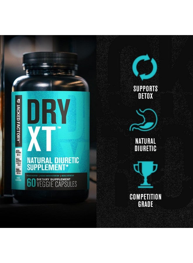 Jacked Factory Dry-XT Diuretic Water Pills - Natural Supplement | Reduces Water Retention & Bloating | Dandelion Root Extract, Potassium, 7 More Powerful Ingredients - 60 Veggie Capsules - Image 3