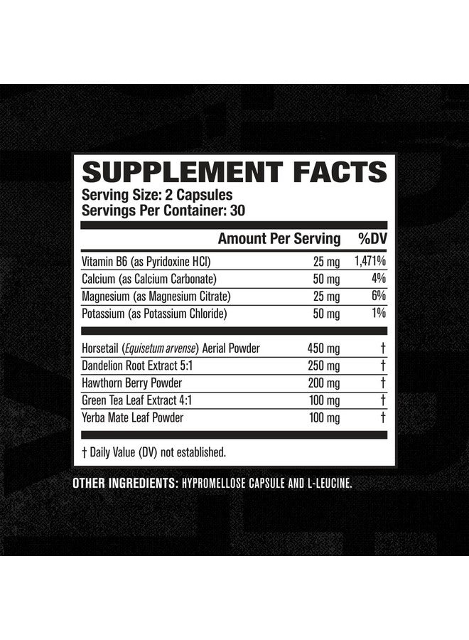 Jacked Factory Dry-XT Diuretic Water Pills - Natural Supplement | Reduces Water Retention & Bloating | Dandelion Root Extract, Potassium, 7 More Powerful Ingredients - 60 Veggie Capsules - Image 5