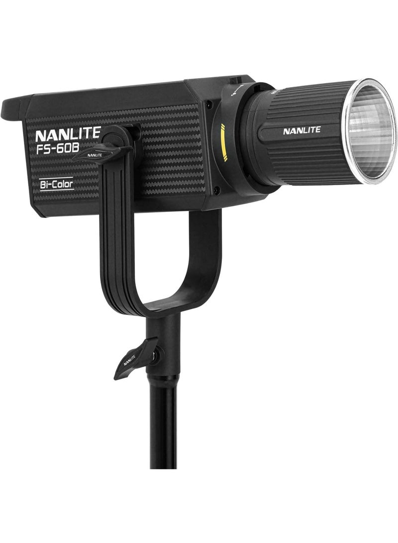 NANLITE FS-60B Bi-Color LED Spot Light 70W with 2700K-6500K Color Temperature and Bowens Mount Adapter - Image 3
