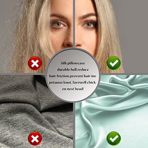 SUATIEN Mulberry Silk Pillow Cases Standard Size Silk Pillowcase for Hair and Skin with Zipper Soft Breathable Smooth Cooling Silk Pillow Case for Sleeping,Gifts for Women (Sage Green,20"X 26",1Pcs) - Image 5