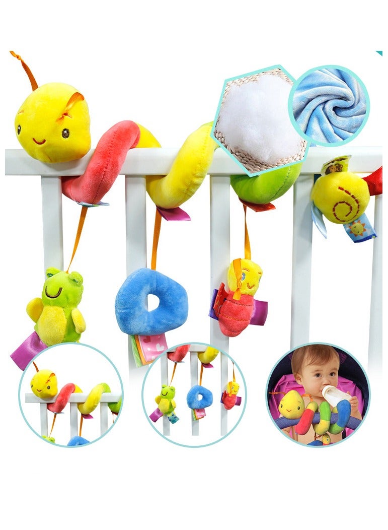 Kid Baby Crib Pram Hanging Rattles Spiral Stroller Car Seat Toy - Image 4