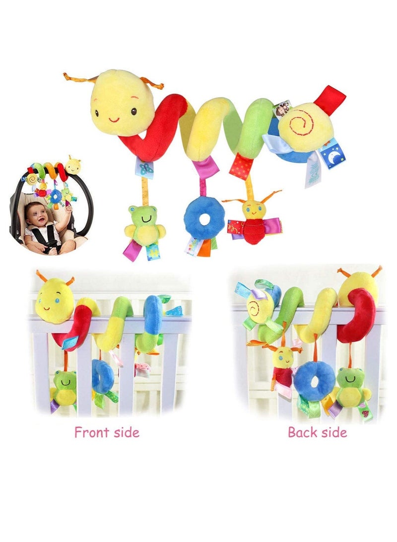 Kid Baby Crib Pram Hanging Rattles Spiral Stroller Car Seat Toy - Image 2