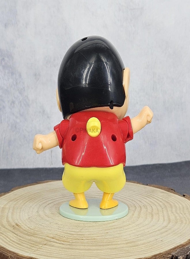 PINAKA Shinchan Manual Clockwork Anime 10CM Character Styling Dancing Childrens Drive Toy Birthday Gift Moving Moving Figure - Image 3