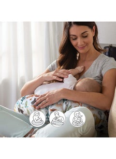 boppy Boppy Original Nursing Pillow Cover, Spice Woodland Animals, Cotton Blend Fabric with Allover Fashion  - Image 3