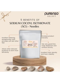 PURENSO Select Sodium Cocoyl Isethionate (Sci) Needles 1Kg  - Image 3