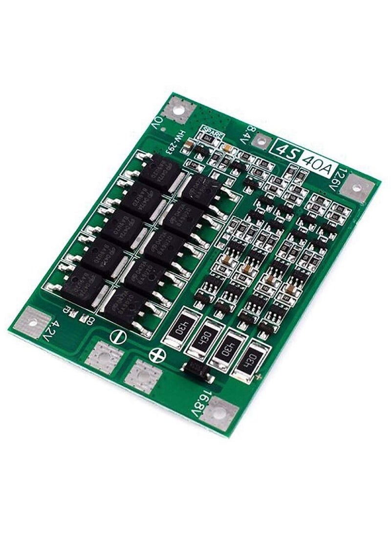 LIMITLESS PRODUCTS PACK oF 2 4S 40A 148V 168V BMS Battery Management System PCM PCB for 4 Packs Lithium LicoO2 Limn2O4 18650 Battery with Balancer for Drill or Motors