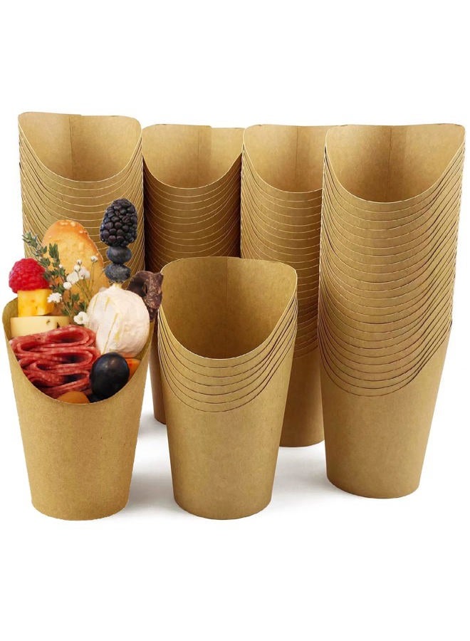 CAMKYDE 100 Pcs French Fries Holder, 12oz Disposable Paper French Fry Cups Charcuterie Cups for all Occasions (12oz) - Image 1