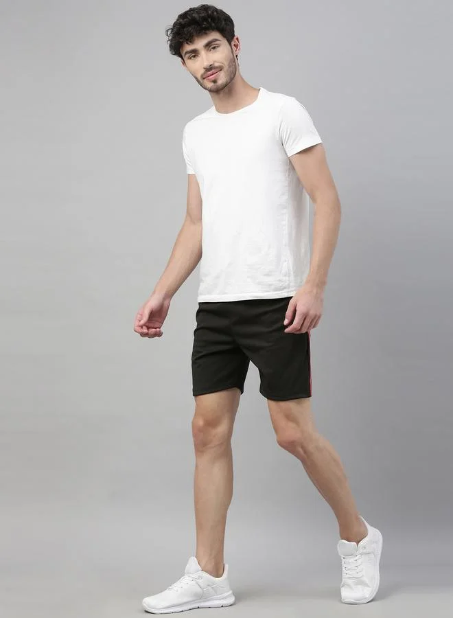 Bushirt Bushirt Side Tape Regular Fit Shorts with Drawstring