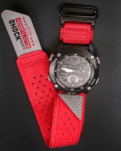 DAVILANE 24mm Watch Band Strap for Casio GA-2000 PRG-600/650 PRW-6600, Super Rugged Nylon Sports Strap - Image 2