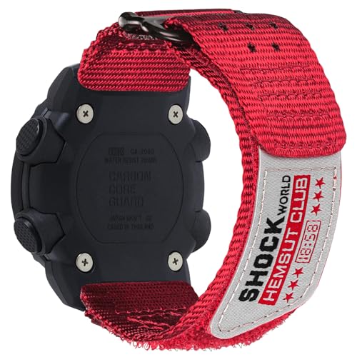 DAVILANE 24mm Watch Band Strap for Casio GA-2000 PRG-600/650 PRW-6600, Super Rugged Nylon Sports Strap - Image 1
