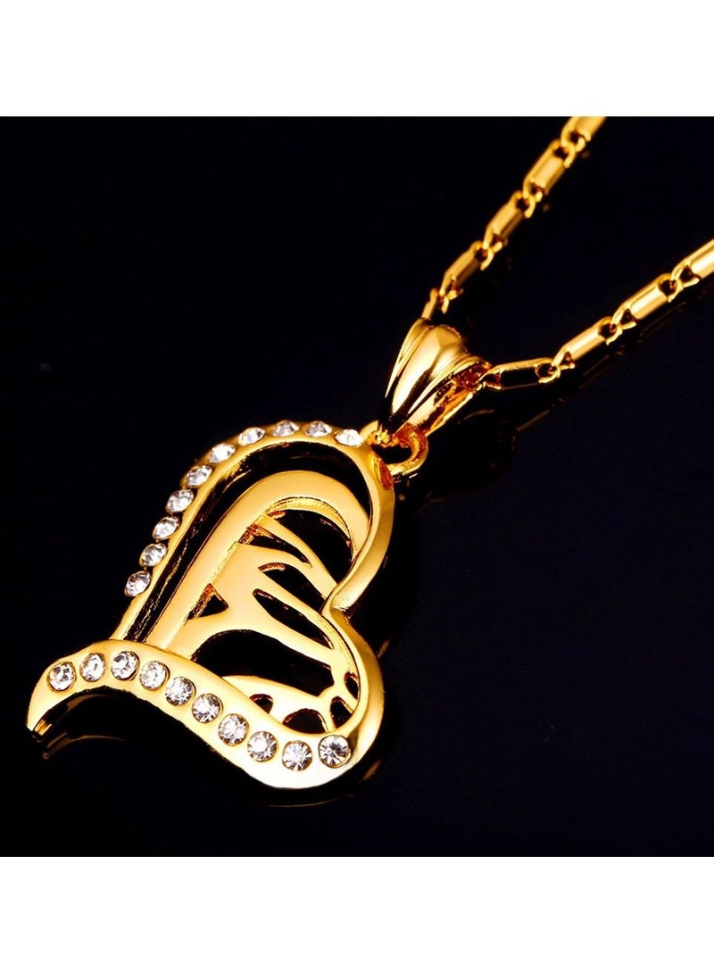 DubaiGallery Fashion Jewelry Highly craftsmanship Hearts Islamic Allah Pendant Charms Necklace Religious Muslim Jewelry Gift For Women Gold Color Jewelry - Image 3