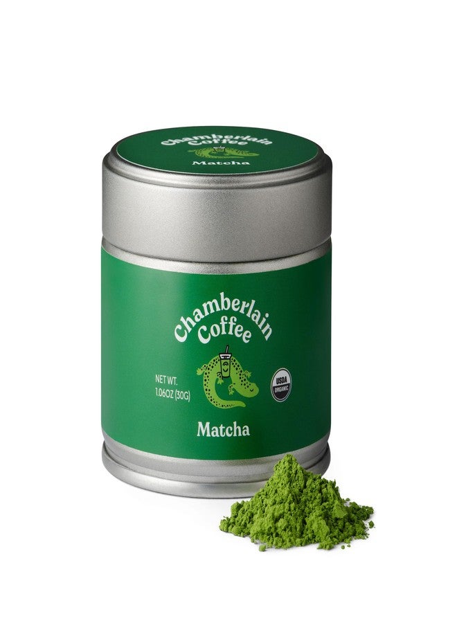 Chamberlain Coffee Ceremonial Matcha Green Tea Powder - First Harvest - Japanese Green Tea + Original Grade Matcha - Hot or Iced - Organic, Vegan & Gluten-Free Matcha Powder - (30g / 1.06 oz) - Image 1