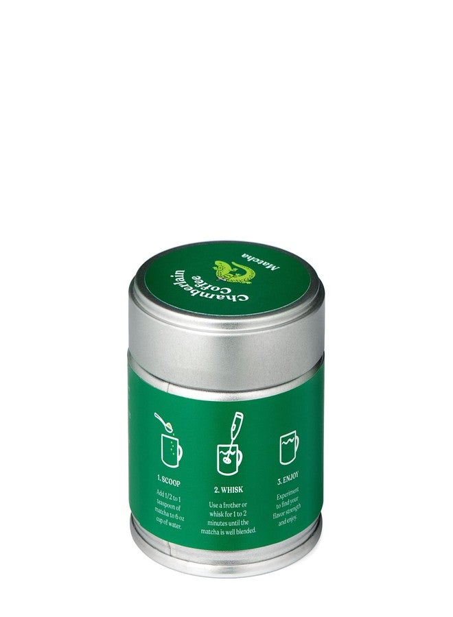 Chamberlain Coffee Ceremonial Matcha Green Tea Powder - First Harvest - Japanese Green Tea + Original Grade Matcha - Hot or Iced - Organic, Vegan & Gluten-Free Matcha Powder - (30g / 1.06 oz) - Image 2