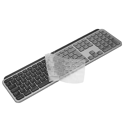 Digi-Tatoo Keyboard Cover for MAC Version Logitech MX Keys S/MX Keys/Craft Keyboard (EU/UK ISO Layout, 7 Shape Enter Key with Numeric Keys) - Keyboard Protector - Image 3