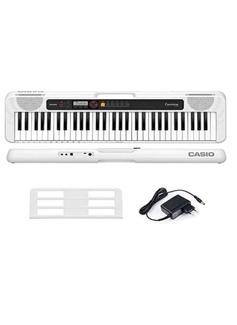 Casio Standard Musical Keyboard Beginner 61 keys 400 Built-in Tones Song Bank 60 Tunes CT-S200WE