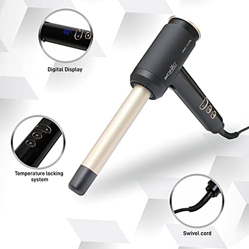 IKONIC Pro curl- Hair Curler, Black - Image 4