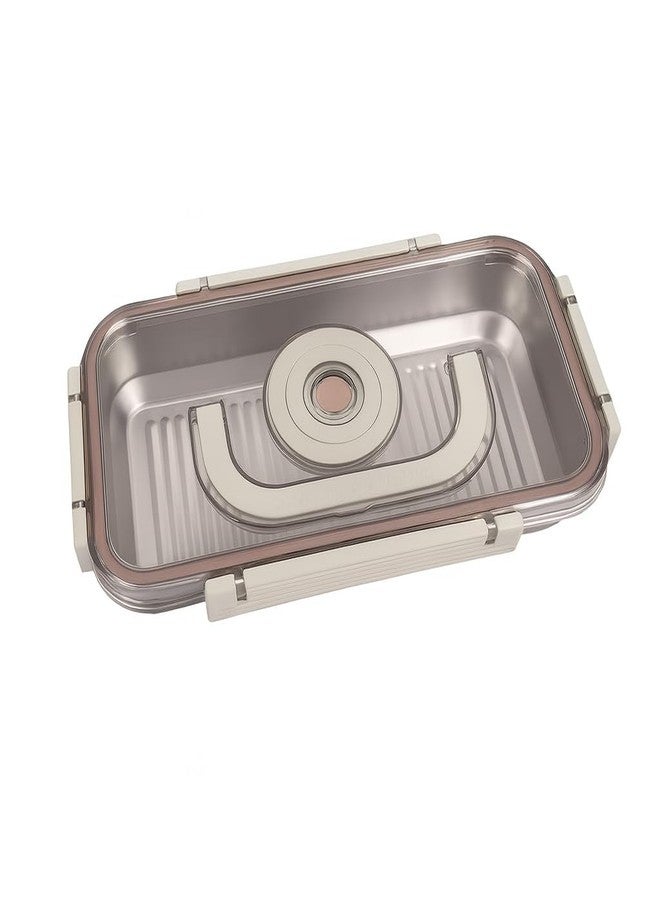 Alark Stainless Steel Lunch Box for Office School Airtight Leak Proof BPA Free Tiffin for Kids Insulated Food Grade Lunch Box with Unbreakable Lid Durable Meal Prep Container for Travel & Picnic - Image 1