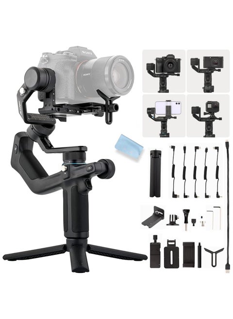 Mini 3 All-in-One Stabilizer for Mirrorless Cameras Compact Cameras and Action Cameras