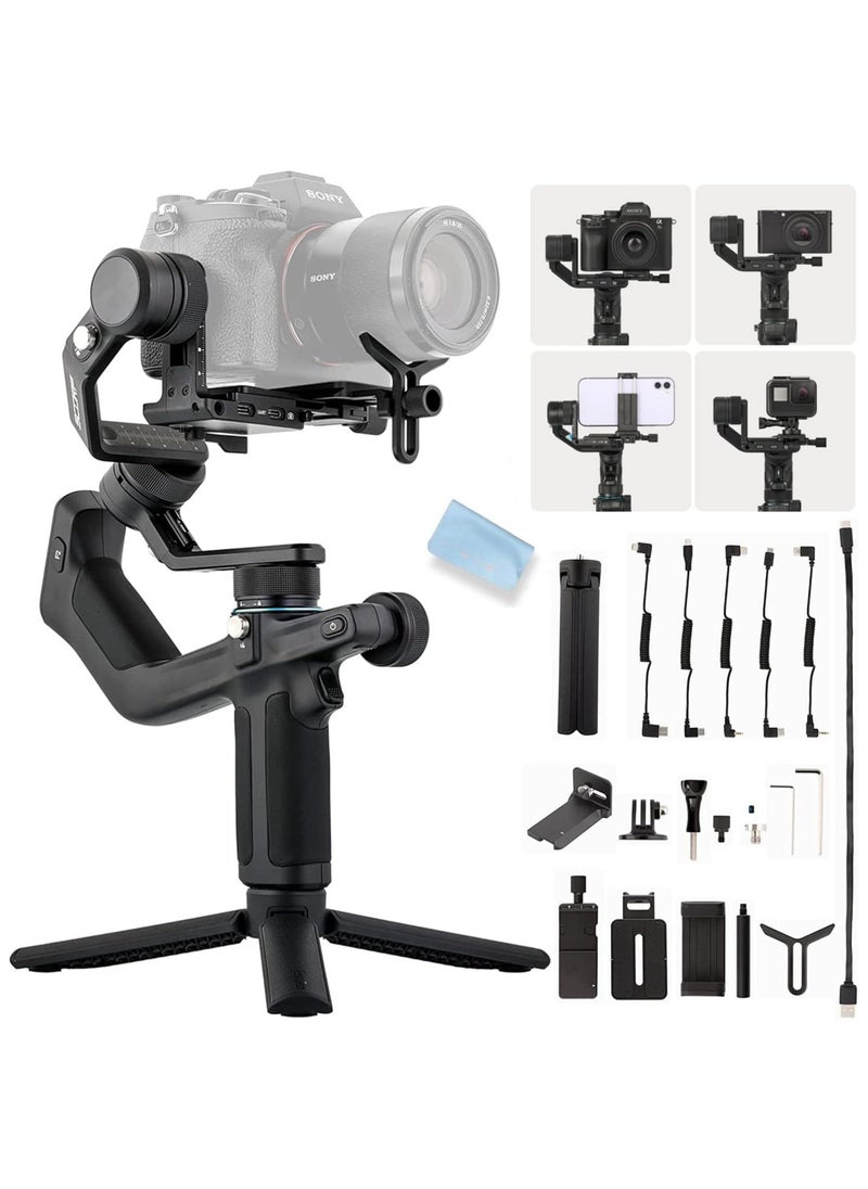 AROAQ - Mini 3 All-in-One Stabilizer for Mirrorless Cameras Compact Cameras and Action Cameras - Image 1