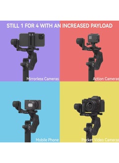 AROAQ Mini 3 All-in-One Stabilizer for Mirrorless Cameras Compact Cameras and Action Cameras  - Image 2