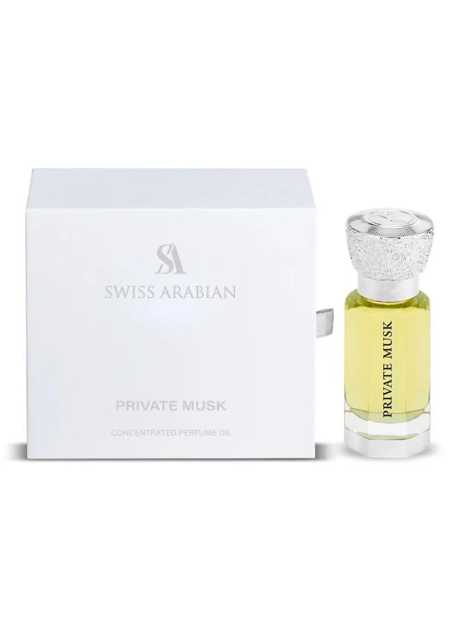 عطور سويس اربيان عطر برايفت مسك - 12 مل عطر زيتي مركز