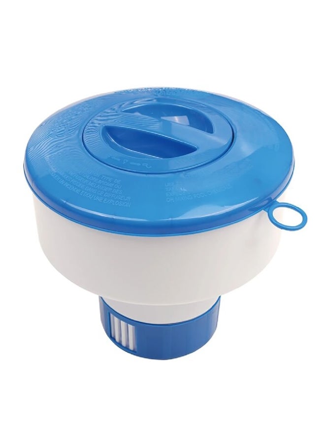 ACE High-Quality and Durable Floating Chlorine Dispenser Blue and White 7 Inch 8998258  - Image 1