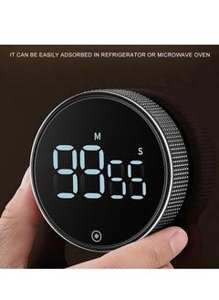 AROAQ Digital Kitchen Timers, Visual Timers Large Led Display Magnetic Countdown Countup Timer, Digital Rotation Countdown Kitchen Timer  - Image 4