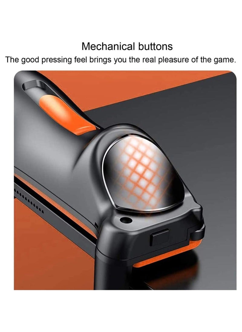 PUBG Controller for ipad, Six Way Shooting, Maximum Electric 24 Consecutive Strikes, 6/12/18/24 Taps, iPad/Tablet, Gaming Pad, High Sensitivity, High Precision, Shooting ons (Orange) - Image 5