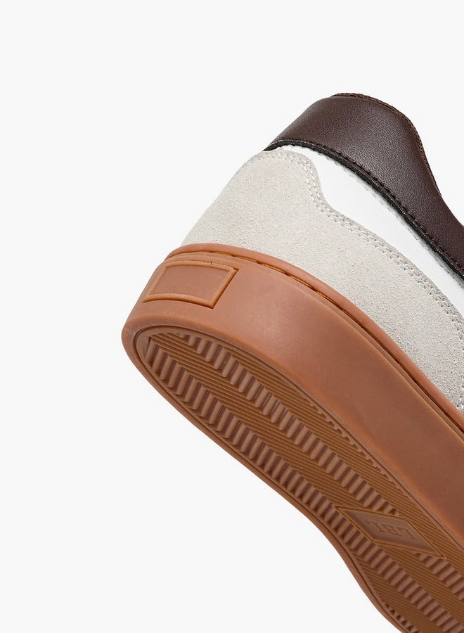 ال بي ال من شو اكسبرس حذاء رياضي رجالي بألواح وإغلاق برباط - Image 5