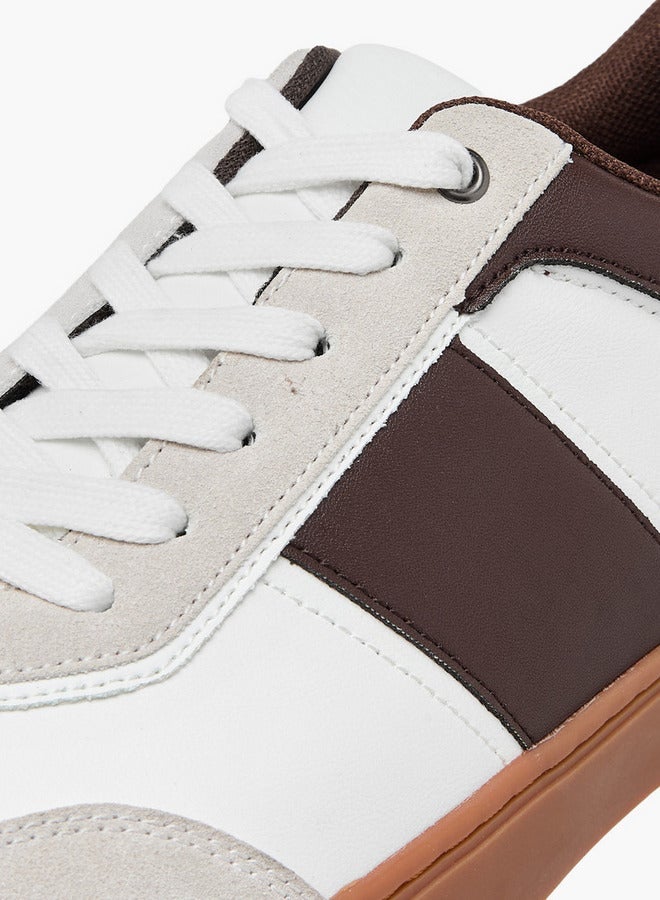 ال بي ال من شو اكسبرس حذاء رياضي رجالي بألواح وإغلاق برباط - Image 4