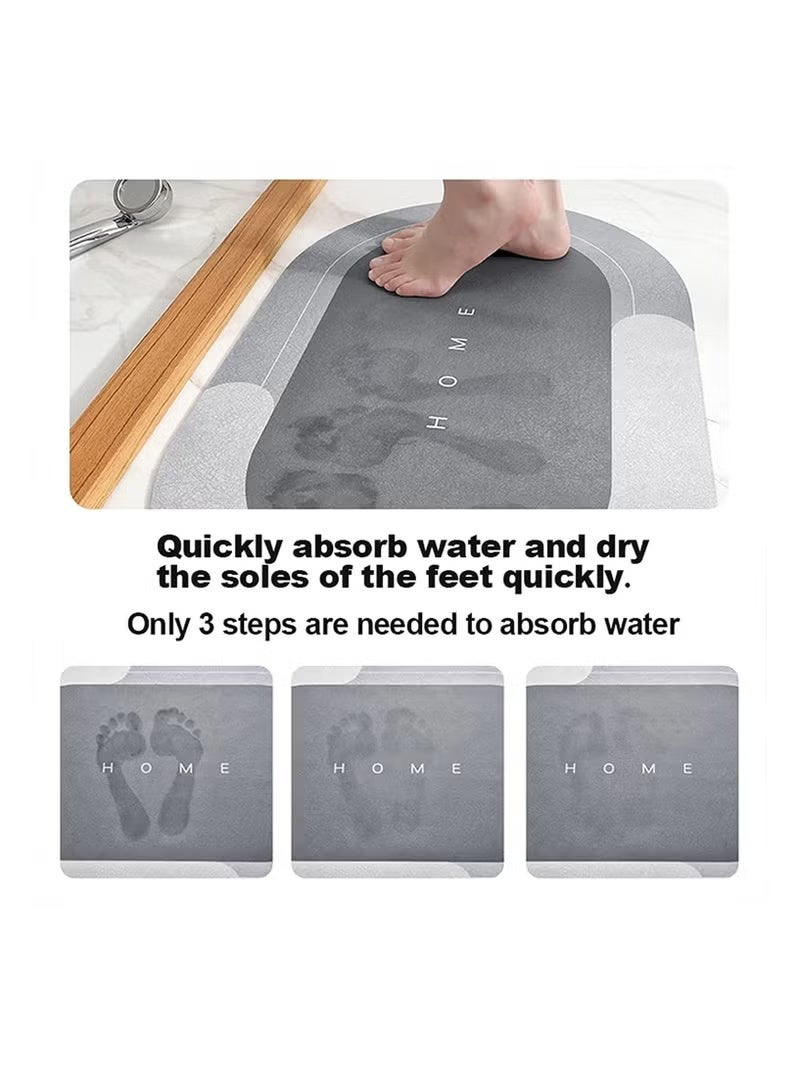 Ucanbe Soft Absorbent Bath Mat – Non-Slip Quick Dry Bathroom Rug with Thick Cushion Comfort | Super Absorbent, Easy to Clean Floor Mat for Bathroom 40×60cm - Image 5