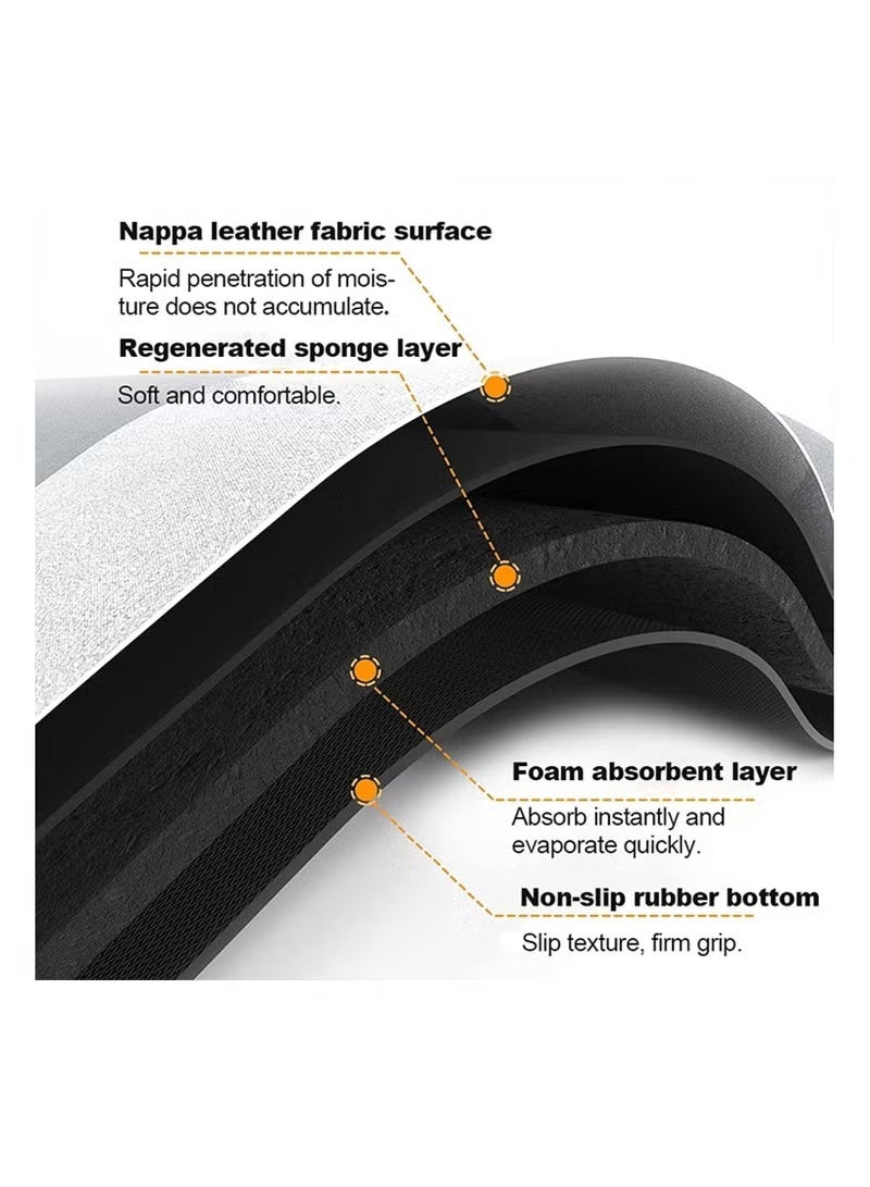 Ucanbe Soft Absorbent Bath Mat – Non-Slip Quick Dry Bathroom Rug with Thick Cushion Comfort | Super Absorbent, Easy to Clean Floor Mat for Bathroom 40×60cm - Image 4