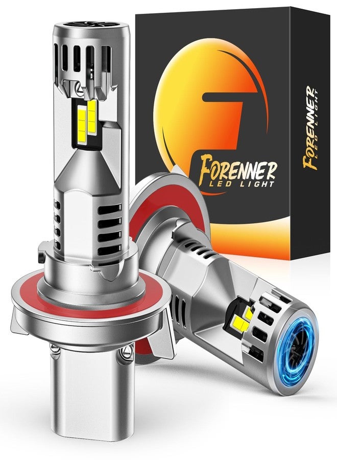 forenner مصباح فورينر فارن H13 مطور، 22000 لومن، أكثر سطوعًا بنسبة 600%، مصابيح 9008، حجم حقيقي 1:1، مصابيح إضاءة بيضاء باردة 6500 كلفن، مقاوم للماء بمعيار IP68، سهل التركيب والتشغيل، عبوة من قطعتين - Image 1