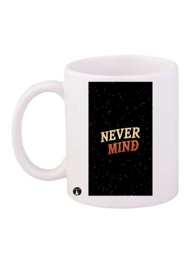 RKN Never Mind Printed Mug Black/Yellow/Orange - Image 2