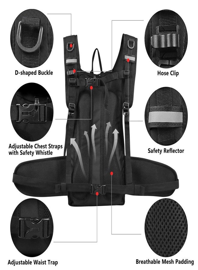 Lunidry Insulated Hydration Pack Backpack with 3L BPA Free Leak-Proof Water Bladder, Keep Liquids Cool Up to 5 Hours, Daypack for Hiking, Running, Cycling, Hunting, Climbing - Image 4