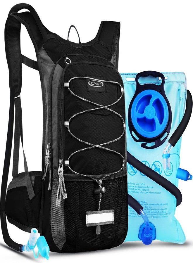 Lunidry Insulated Hydration Pack Backpack with 3L BPA Free Leak-Proof Water Bladder, Keep Liquids Cool Up to 5 Hours, Daypack for Hiking, Running, Cycling, Hunting, Climbing - Image 1