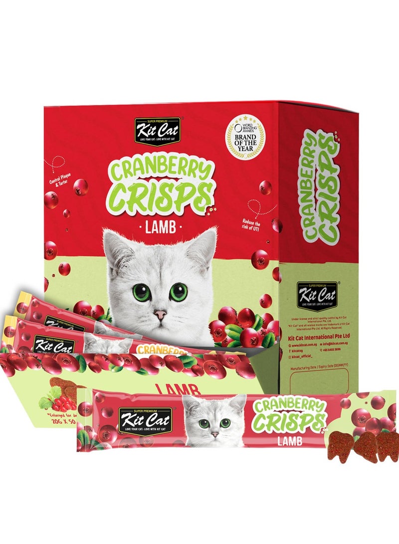 Kit Cat Cranberry Crisps Lamb Box (50 sachets) - Image 1